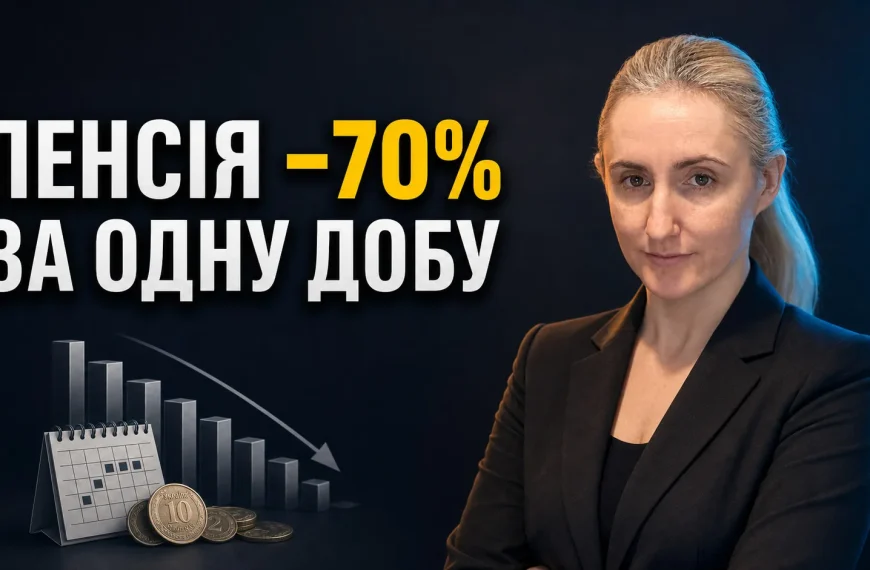 Реальна пенсія в Україні 2026: чому дохід падає на…